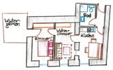 Apartment plan St. Mauritzien IV